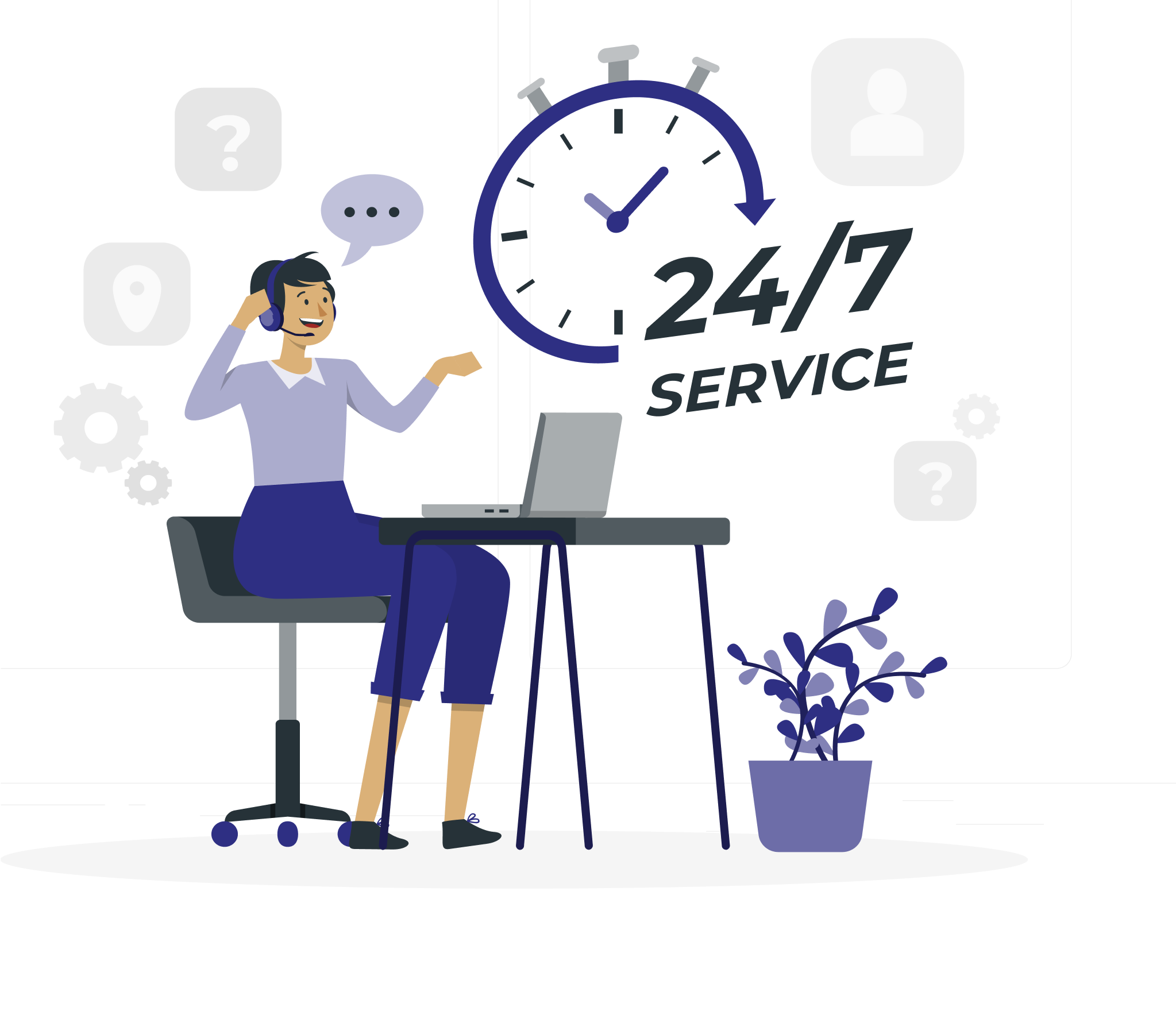 Contact us illustration